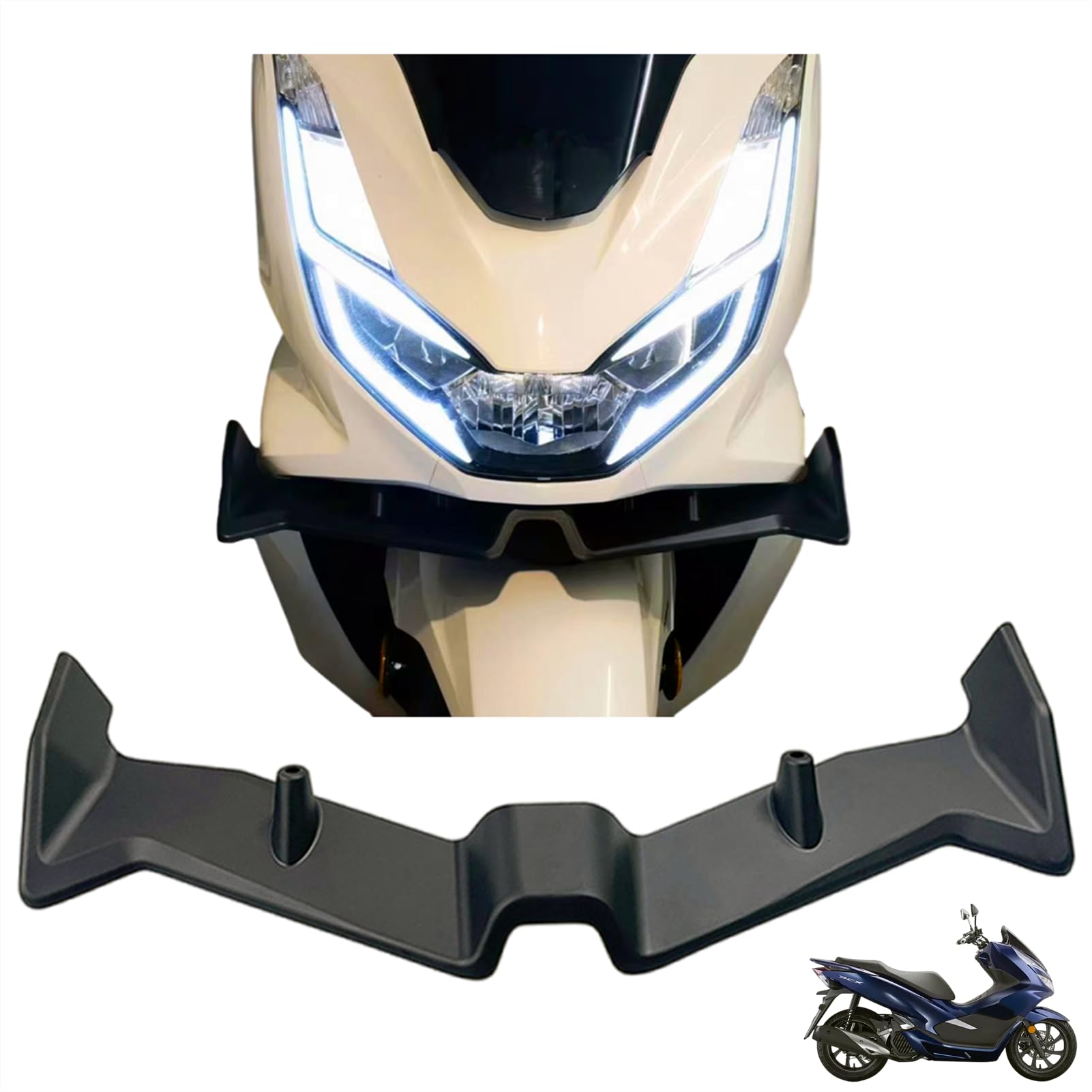 Amazon | PCX125/160/e:HEV(21～24年モデル)フロントリップスポイラー